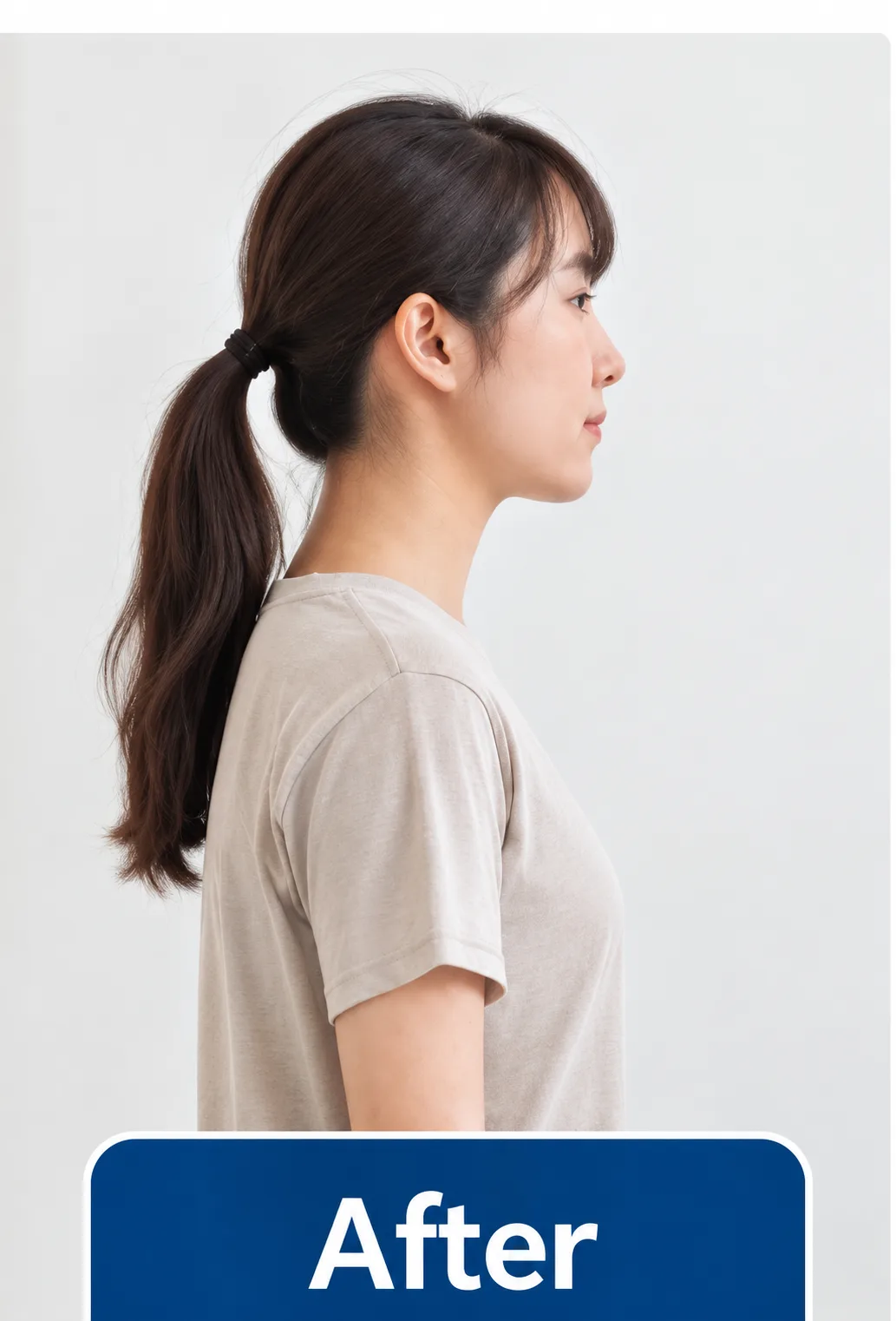 施術後の姿勢（After）